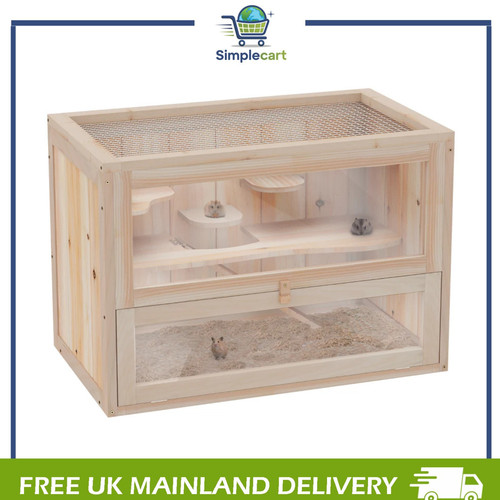 Wooden hamster cage mice - wooden,