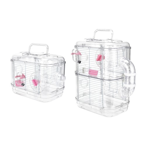 Large layered hamster - hamster, cage